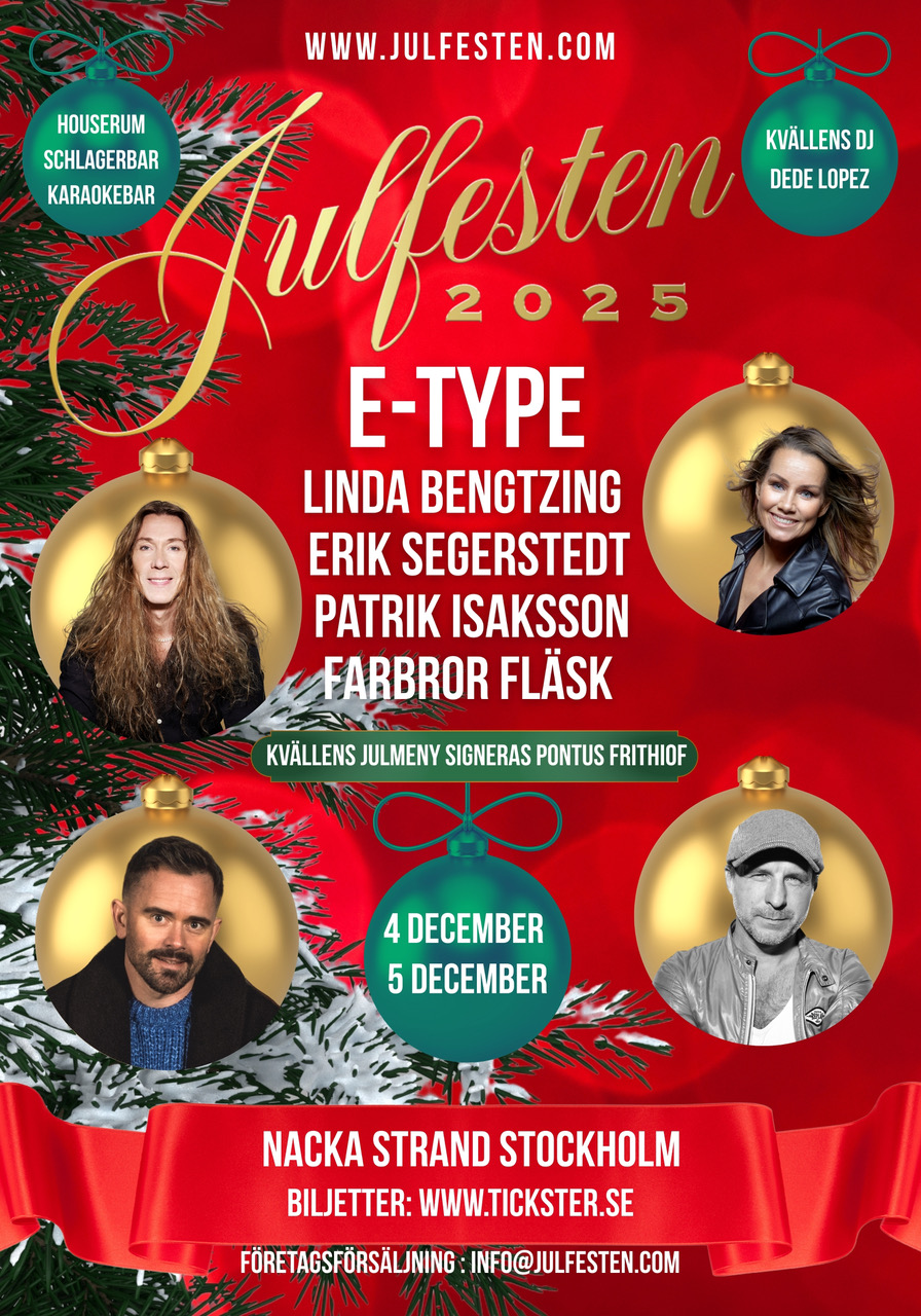 Julfesten 2025 poster